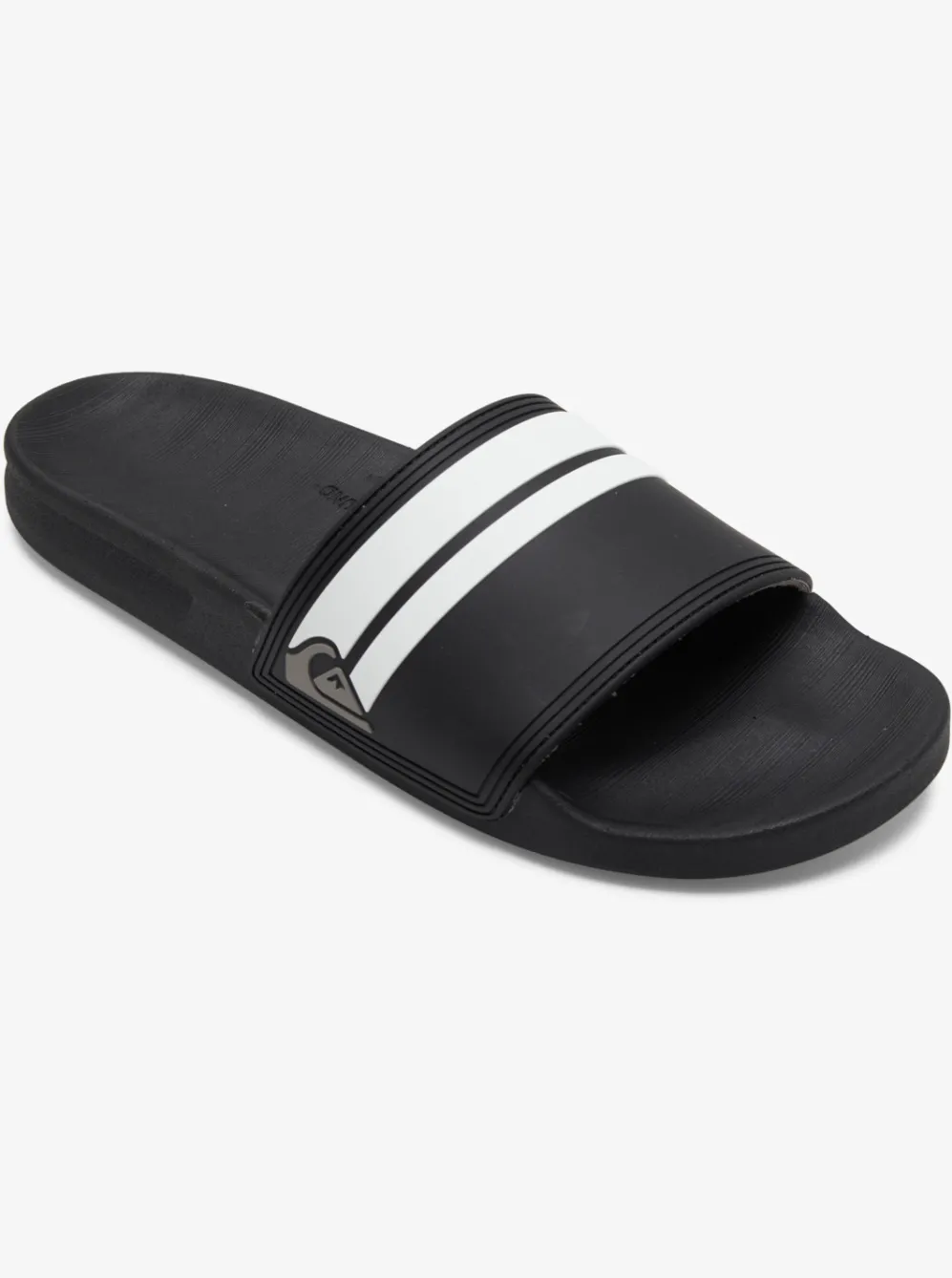 Quiksilver Sandals|Rivi Slides Black/Black/White