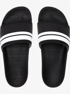 Quiksilver Sandals|Rivi Slides Black/Black/White