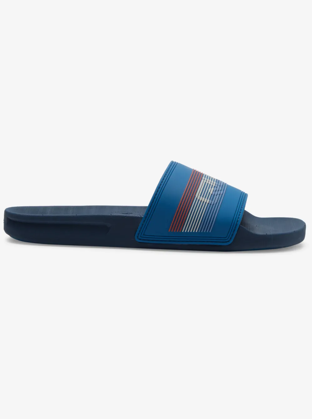 Quiksilver Sandals|Rivi Wordmark Slides Blue 6
