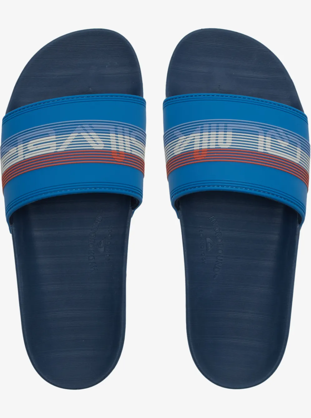 Quiksilver Sandals|Rivi Wordmark Slides Blue 6