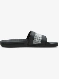 Quiksilver Sandals|Rivi Wordmark Slides Black 3