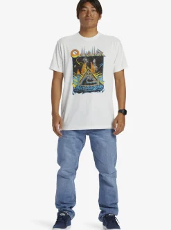 Quiksilver Tees|Rockin T-Shirt Antique White