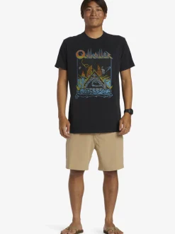 Quiksilver Tees|Rockin T-Shirt Black