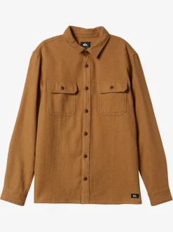 Quiksilver Shirts & Polos|Salterhill Long Sleeve Shirt Bone Brown