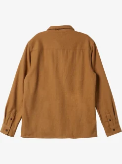 Quiksilver Shirts & Polos|Salterhill Long Sleeve Shirt Bone Brown