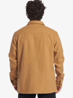 Quiksilver Shirts & Polos|Salterhill Long Sleeve Shirt Bone Brown