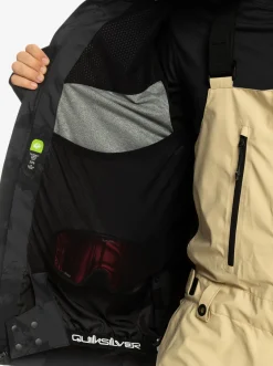 Quiksilver Snow Jackets|Sammy Carlson Stretch Quest Technical Snow Jacket Tie Dye True Black