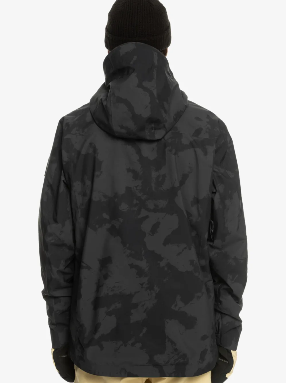 Quiksilver Snow Jackets|Sammy Carlson Stretch Quest Technical Snow Jacket Tie Dye True Black