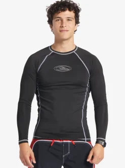 Quiksilver Rashguards|Saturn Protection Long Sleeve Upf 50 Rashguard For Men Black