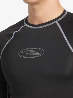 Quiksilver Rashguards|Saturn Protection Long Sleeve Upf 50 Rashguard For Men Black