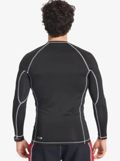 Quiksilver Rashguards|Saturn Protection Long Sleeve Upf 50 Rashguard For Men Black