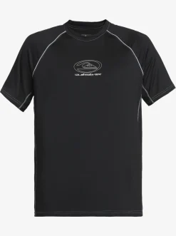 Quiksilver Rashguards|Saturn Surf Tee Short Sleeve Surf Tee Black