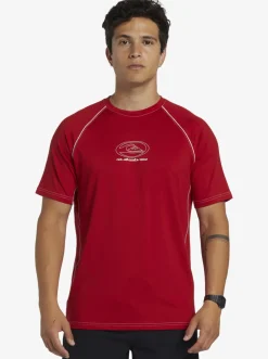 Quiksilver Rashguards|Saturn Surf Tee Short Sleeve Surf Tee Samba
