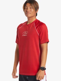 Quiksilver Rashguards|Saturn Surf Tee Short Sleeve Surf Tee Samba