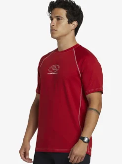 Quiksilver Rashguards|Saturn Surf Tee Short Sleeve Surf Tee Samba