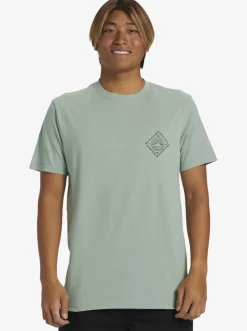 Quiksilver Tees|Scenic View T-Shirt Iceberg Green