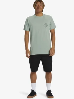Quiksilver Tees|Scenic View T-Shirt Iceberg Green
