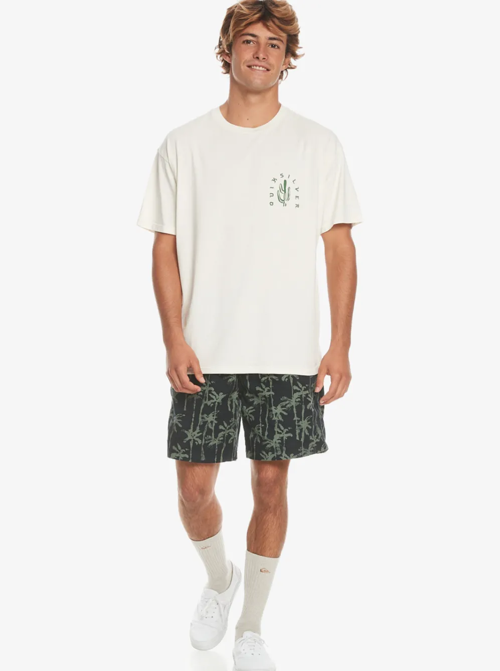Quiksilver Tees|Silver Lining T-Shirt Birch