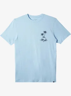 Quiksilver Tees|Skull Island T-Shirt Clear Sky