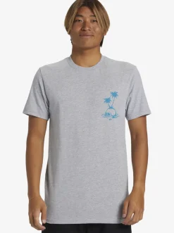 Quiksilver Tees|Skull Island T-Shirt Athletic Heather