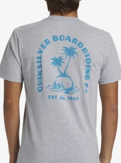 Quiksilver Tees|Skull Island T-Shirt Athletic Heather