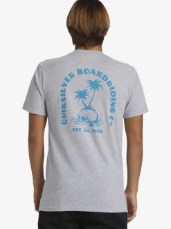 Quiksilver Tees|Skull Island T-Shirt Athletic Heather