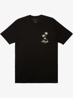 Quiksilver Tees|Skull Island T-Shirt Black