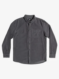 Quiksilver Shirts & Polos|Smoke Trail Long Sleeve Shirt Iron Gate