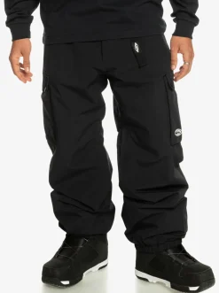 Quiksilver Snow Pants|Snow Down Cargo Technical Snow Pants True Black
