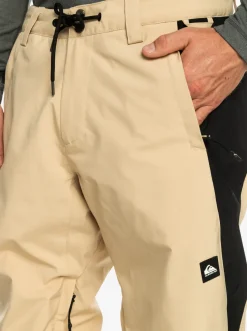 Quiksilver Snow Pants|Snow Down Technical Snow Pants Pale Khaki