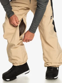 Quiksilver Snow Pants|Snow Down Technical Snow Pants Pale Khaki