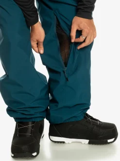 Quiksilver Snow Pants|Snow Down Technical Snow Pants Majolica Blue