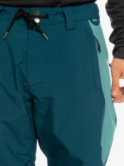 Quiksilver Snow Pants|Snow Down Technical Snow Pants Majolica Blue