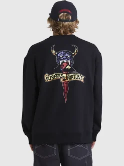 Quiksilver Sweatshirts & Hoodies|Sof Sweatshirt Black
