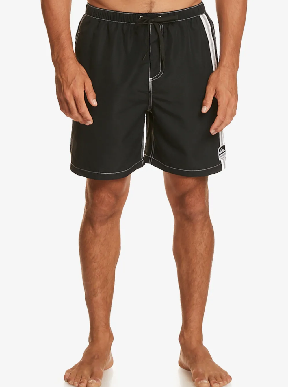Quiksilver Elastic Waist|Sof Volley 18" Volleys Black