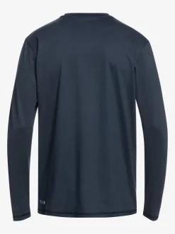 Quiksilver Rashguards|Solid Streak Long Sleeve Upf 50 Surf Tee Navy Blazer