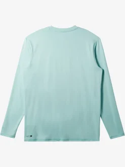 Quiksilver Rashguards|Solid Streak Long Sleeve Upf 50 Surf Tee Pastel Turquoise