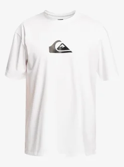 Quiksilver Rashguards|Solid Streak Short Sleeve Upf 50 Surf Tee White