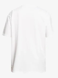 Quiksilver Rashguards|Solid Streak Short Sleeve Upf 50 Surf Tee White