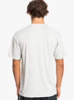 Quiksilver Rashguards|Solid Streak Short Sleeve Upf 50 Surf Tee Gray Violet