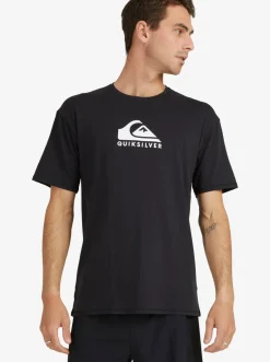 Quiksilver Rashguards|Solid Streak Short Sleeve Upf 50 Surf T-Shirt Black