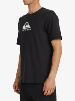 Quiksilver Rashguards|Solid Streak Short Sleeve Upf 50 Surf T-Shirt Black