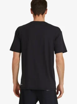 Quiksilver Rashguards|Solid Streak Short Sleeve Upf 50 Surf T-Shirt Black