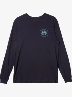 Quiksilver Tees|Solo Arbol Long Sleeve T-Shirt Navy Blazer