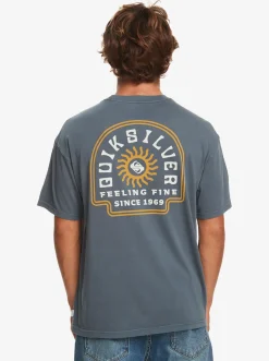 Quiksilver Tees|State Of Mind T-Shirt Dark Slate