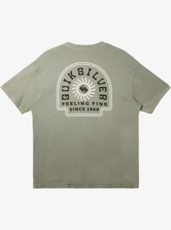 Quiksilver Tees|State Of Mind T-Shirt Iceberg Green