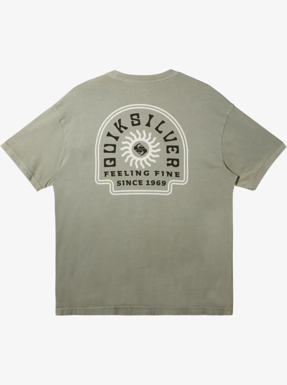 Quiksilver Tees|State Of Mind T-Shirt Iceberg Green