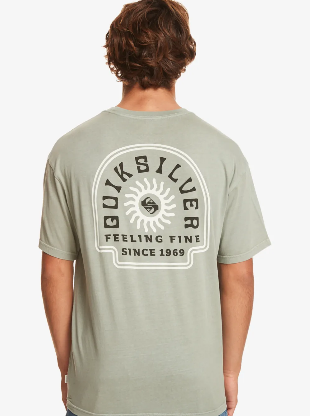 Quiksilver Tees|State Of Mind T-Shirt Iceberg Green