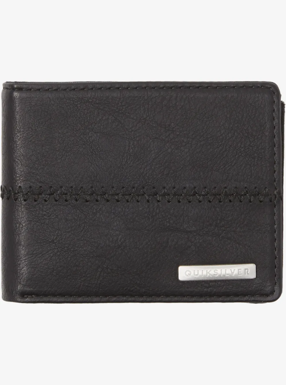 Quiksilver Wallets|Stitchy Tri-Fold Wallet Black Black