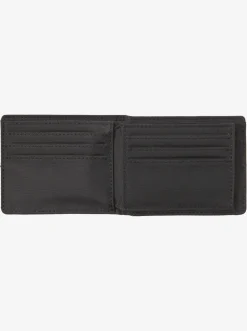 Quiksilver Wallets|Stitchy Tri-Fold Wallet Black Black